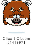 Reindeer Clipart #1419971 by Cory Thoman