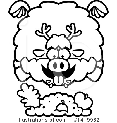 Royalty-Free (RF) Reindeer Clipart Illustration by Cory Thoman - Stock Sample #1419982