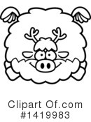 Reindeer Clipart #1419983 by Cory Thoman