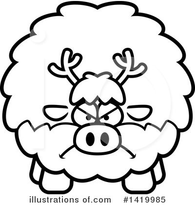 Royalty-Free (RF) Reindeer Clipart Illustration by Cory Thoman - Stock Sample #1419985