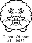 Reindeer Clipart #1419985 by Cory Thoman