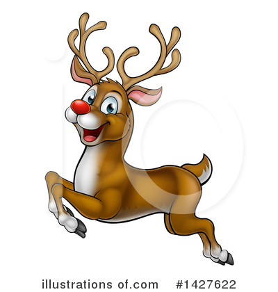 Reindeer Clipart #1427622 by AtStockIllustration