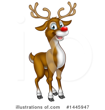 Reindeer Clipart #1445947 by AtStockIllustration