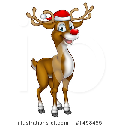 Royalty-Free (RF) Reindeer Clipart Illustration by AtStockIllustration - Stock Sample #1498455