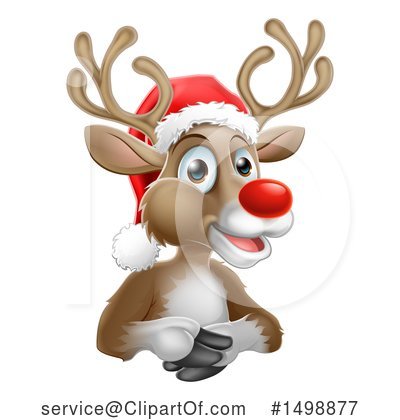 Royalty-Free (RF) Reindeer Clipart Illustration by AtStockIllustration - Stock Sample #1498877