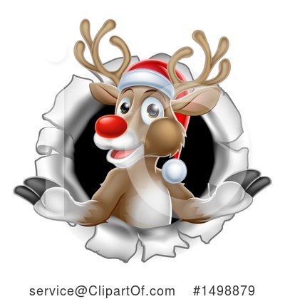 Royalty-Free (RF) Reindeer Clipart Illustration by AtStockIllustration - Stock Sample #1498879