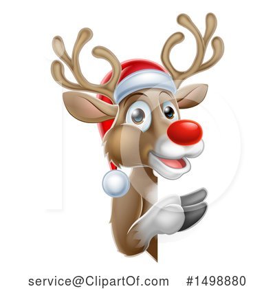 Royalty-Free (RF) Reindeer Clipart Illustration by AtStockIllustration - Stock Sample #1498880