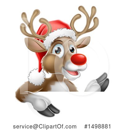 Royalty-Free (RF) Reindeer Clipart Illustration by AtStockIllustration - Stock Sample #1498881