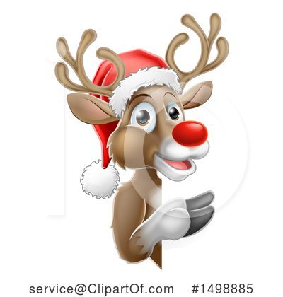 Royalty-Free (RF) Reindeer Clipart Illustration by AtStockIllustration - Stock Sample #1498885