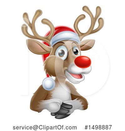 Royalty-Free (RF) Reindeer Clipart Illustration by AtStockIllustration - Stock Sample #1498887
