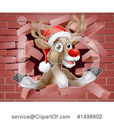 Royalty-Free (RF) Reindeer Clipart Illustration by AtStockIllustration - Stock Sample #1498902