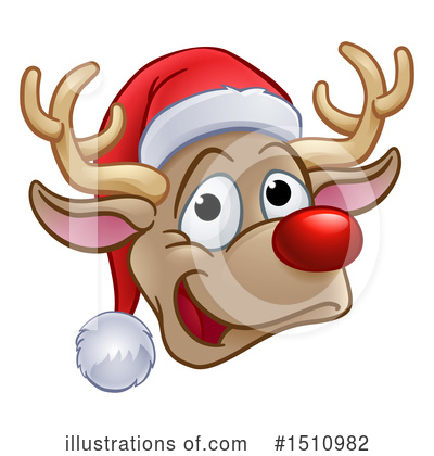 Royalty-Free (RF) Reindeer Clipart Illustration by AtStockIllustration - Stock Sample #1510982