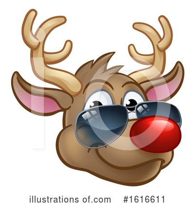 Reindeer Clipart #1616611 by AtStockIllustration