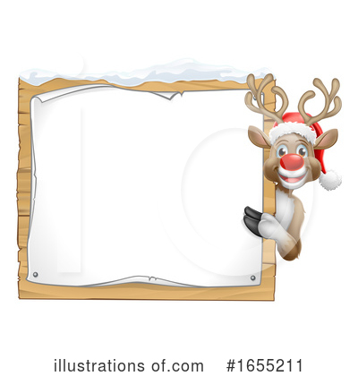 Royalty-Free (RF) Reindeer Clipart Illustration by AtStockIllustration - Stock Sample #1655211