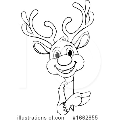 Royalty-Free (RF) Reindeer Clipart Illustration by AtStockIllustration - Stock Sample #1662855