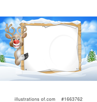 Royalty-Free (RF) Reindeer Clipart Illustration by AtStockIllustration - Stock Sample #1663762