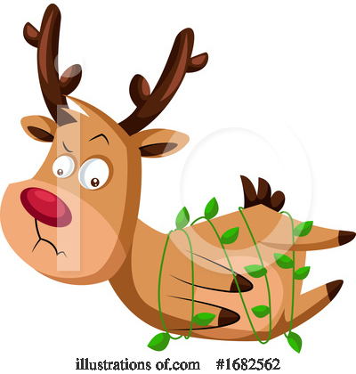 Royalty-Free (RF) Reindeer Clipart Illustration by Morphart Creations - Stock Sample #1682562
