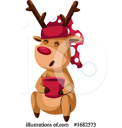 Royalty-Free (RF) Reindeer Clipart Illustration by Morphart Creations - Stock Sample #1682573