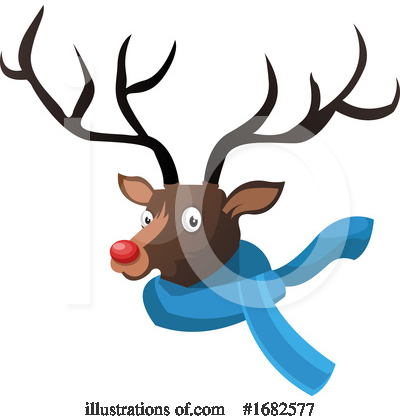 Royalty-Free (RF) Reindeer Clipart Illustration by Morphart Creations - Stock Sample #1682577