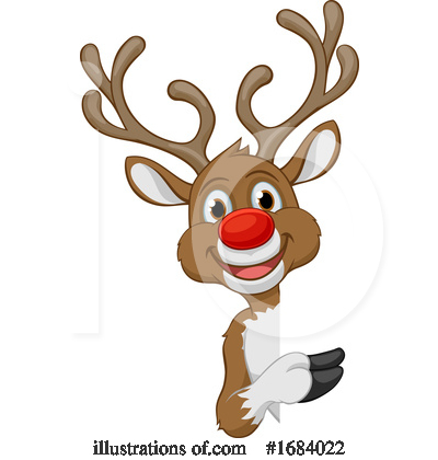 Royalty-Free (RF) Reindeer Clipart Illustration by AtStockIllustration - Stock Sample #1684022