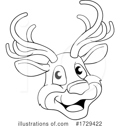 Royalty-Free (RF) Reindeer Clipart Illustration by AtStockIllustration - Stock Sample #1729422