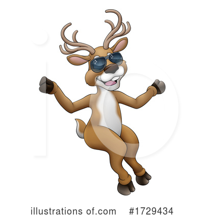 Royalty-Free (RF) Reindeer Clipart Illustration by AtStockIllustration - Stock Sample #1729434