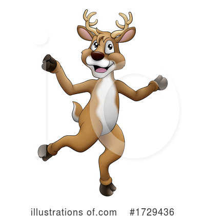 Royalty-Free (RF) Reindeer Clipart Illustration by AtStockIllustration - Stock Sample #1729436