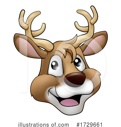 Royalty-Free (RF) Reindeer Clipart Illustration by AtStockIllustration - Stock Sample #1729661