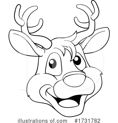 Royalty-Free (RF) Reindeer Clipart Illustration by AtStockIllustration - Stock Sample #1731782