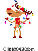 Reindeer Clipart #1804908 by Hit Toon