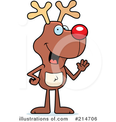 Royalty-Free (RF) Reindeer Clipart Illustration by Cory Thoman - Stock Sample #214706