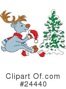 Reindeer Clipart #24440 by Alex Bannykh