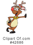 Reindeer Clipart #42686 by Dennis Holmes Designs