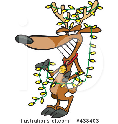 Reindeer Clipart #433403 by toonaday