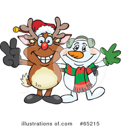 Rudolph Clipart #65215 by Dennis Holmes Designs