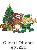 Reindeer Clipart #65228 by Dennis Holmes Designs