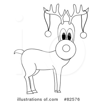 Reindeer Clipart #82576 by Pams Clipart