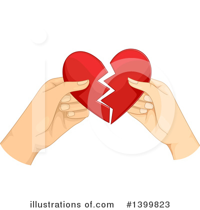 Broken Heart Clipart #1399823 by BNP Design Studio