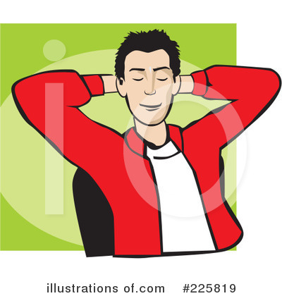 Royalty-Free (RF) Relax Clipart Illustration by David Rey - Stock Sample #225819