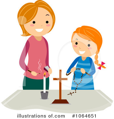 Rosary Clipart #1064651 by BNP Design Studio