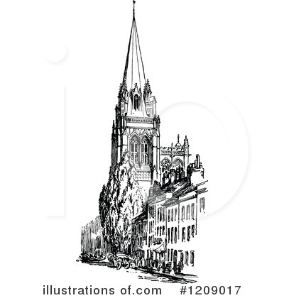 Church Clipart #1209017 by Prawny Vintage