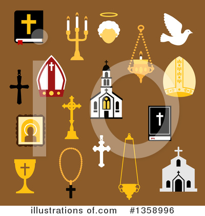 Rosary Clipart #1358996 by Vector Tradition SM