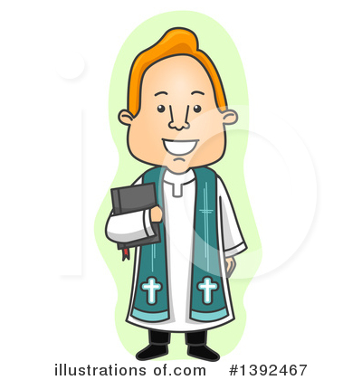 Priest Clipart #1392467 by BNP Design Studio