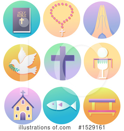 Rosary Clipart #1529161 by BNP Design Studio