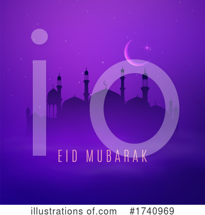 Eid Mubarak Clipart #1740969 by Vector Tradition SM