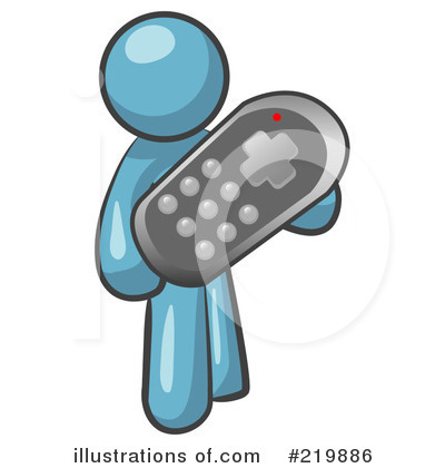 Royalty-Free (RF) Remote Control Clipart Illustration by Leo Blanchette - Stock Sample #219886