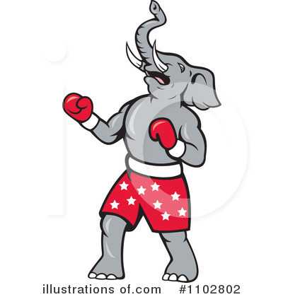 Royalty-Free (RF) Republican Clipart Illustration by patrimonio - Stock Sample #1102802