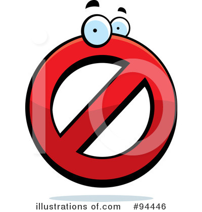 Restricted Clipart #94446 by Cory Thoman