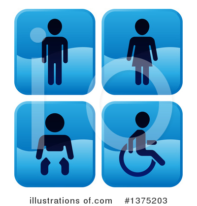 Wheelchair Clipart #1375203 by AtStockIllustration
