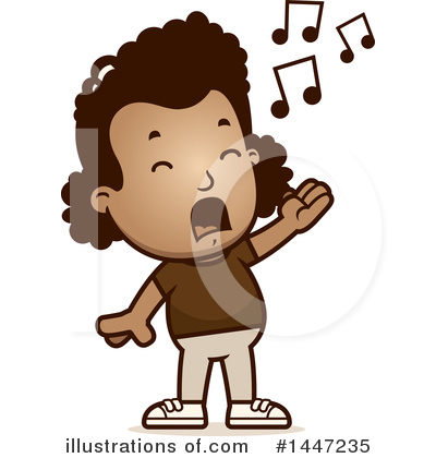 Singing Clipart #1447235 by Cory Thoman